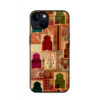 Vintage Mughal arch mosaic pattern phone case with colorful ornamental tile artwork