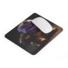 thanos inspired superhero gaming mouse pad with dark background and anti slip rubber base