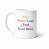 personalized custom photo logo text mug