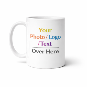 personalized custom photo logo text mug